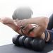 Rullo per esercizi solidi per principianti, rilassamento muscolare in schiuma, dimagrimento delle gambe EPP, fitness, yoga_voghion.com
