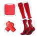 dospělí muži a ženy protiskluzové lepidlo fotbalové ponožky kombinovaná sada chrániče nohou ponožky popruhy_voghion.com