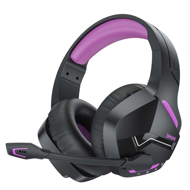 BW01 Wireless Gaming Headset With Microphone - 2.4G/Bluetooth Dual Mode Over-Ear Headphones For PC, Mobile & Esports (Multi-Color Options)_voghion.com