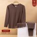Herren Thermo-Unterwäsche-Set für den Winter, verdickte Kleidung mit Samt, Herbsthose, deutsche Samttemperatur_voghion.com