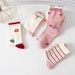 Frühling Neue Nette Blume Gekämmte Baumwolle Medium Rohr frauen Socken Süße Mädchen Socken Mode Gestreiften frauen Socken_voghion.com