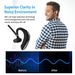 Wireless V5.0 Earpiece ENC Driving Earbuds 180° Rotatable Left Right Ear Fit Earphone For Business Driving Running_voghion.com