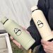 Koreanische Version, Ins Style Direkttrinkflasche, einfach, tragbar, niedlicher Panda, Edelstahl isoliert, Studenten-Wasserflasche, hochwertiges Wasser_voghion.com