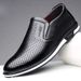 Euro Step 2025 Scarpe estive da uomo in pelle britannica bianche slip-on casual autunnali traspiranti e comode_voghion.com