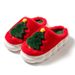 2024 New Christmas Tree Women's Home Unisex Autumn Winter Indoor Warm Cotton Thick Sole Slippers_voghion.com