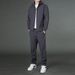 Casual Sports Suit Men's Spring 2025 New Trend With Two-piece Loose Jacket Men's Middle-aged Coat_voghion.com