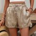 Women's Clothing Solid Color Loose Casual Fashion Shorts_voghion.com