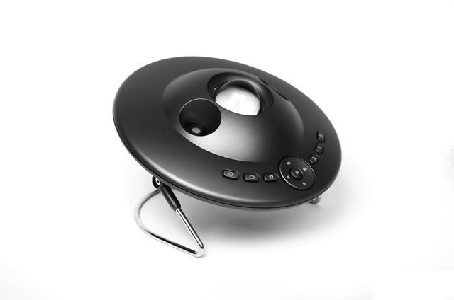 Bunter Sternenhimmel-Projektor LED Star Galaxy Nachtlicht UFO Planet Bluetooth-Lautsprecher für Schlafzimmer Spielzimmer mit weißem Rauschen_voghion.com