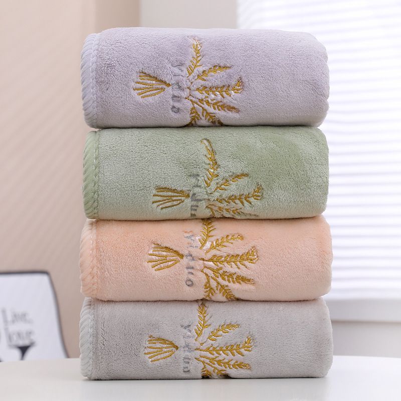 Badetuch aus Korallenfleece – ultraweich und äußerst saugfähig (sanft zu Gesicht und Haar, ideal für Erwachsene und Kinder, für zu Hause und auf Reisen)_voghion.com