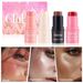 Clubday 3-in-1 Contour Stick - Highlighter, Blush & Bronzer - Bouncy Gel-Cream Formula_voghion.com