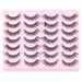Eyelashes Set Eyelashes 14 Pairs Of Thick, Curled, Natural And Three Dimensional One Piece Eyelashes_voghion.com
