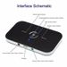 B6 Bluetooth Adapter 5.0 Bluetooth Transmitter Receiver 2-in-1 Wireless Audio Music Stereo_voghion.com