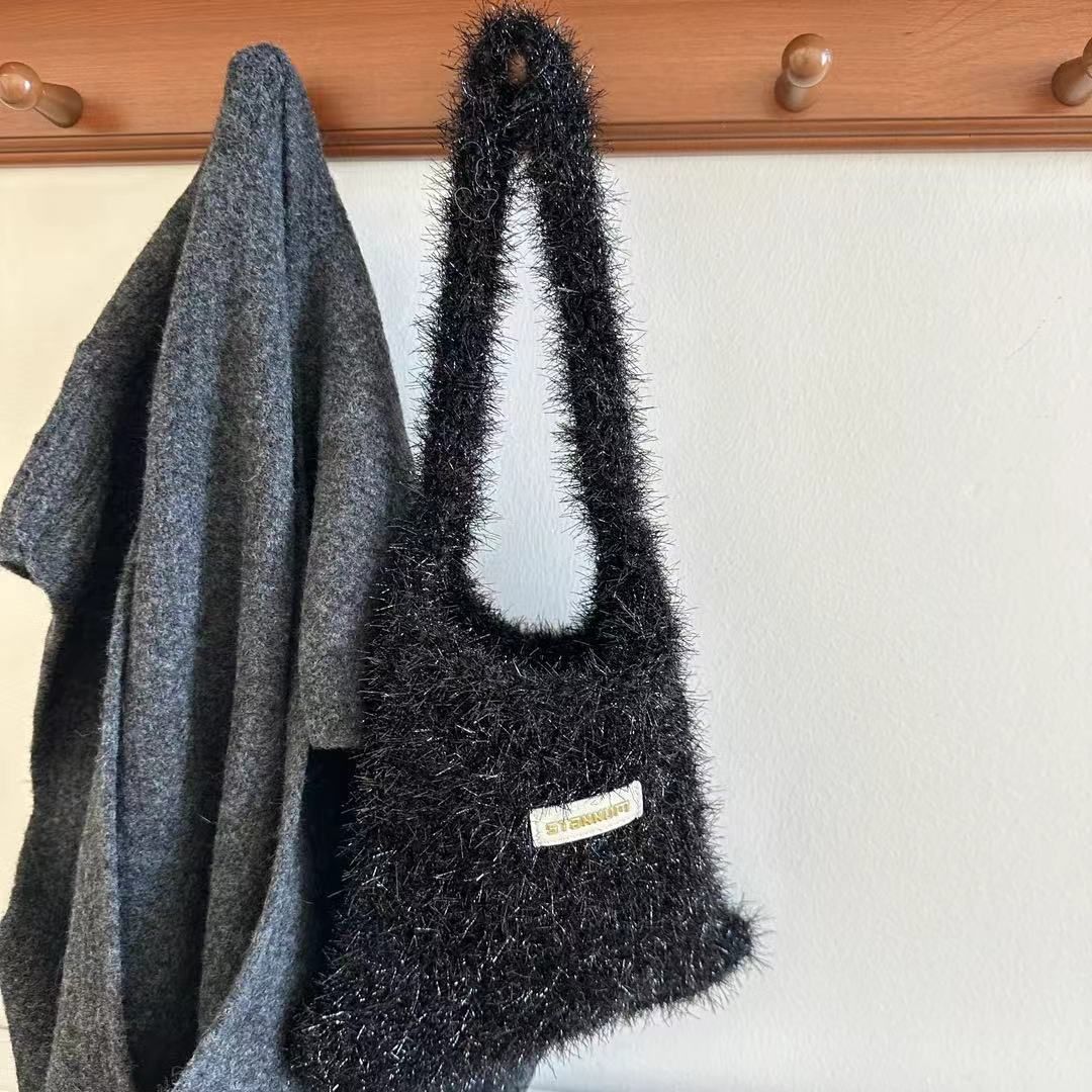 Borsa a mano argento 2025 nuova moda lucida mini borsa a tracolla borsa tote borsa a tracolla_voghion.com