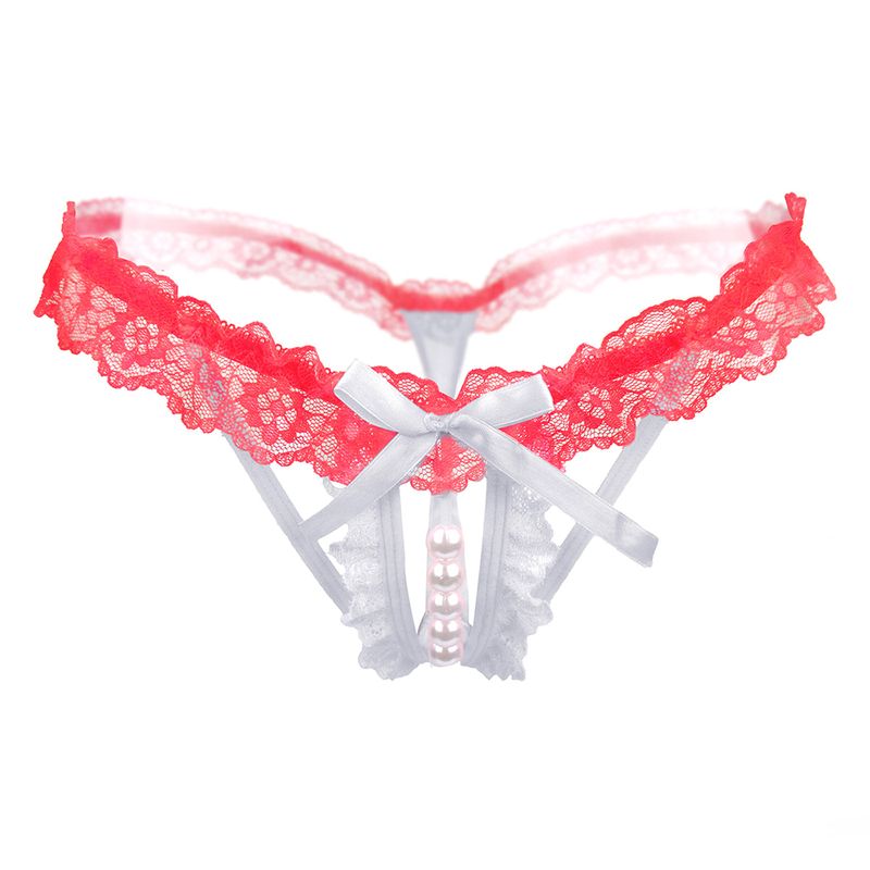 Sex Pearl G-string Thong Panties Sexy Lingerie For Women Porn Lace Costumes Babydolls Chemises Erotic Underwear Couple_voghion.com