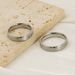Versione coreana semplice versatile stile Ins titanio coppia anello liscio in acciaio inossidabile gioielli per le donne all'ingrosso_voghion.com