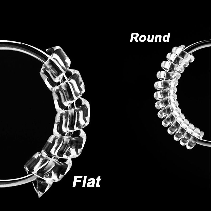 LuxeGems Co 4pcs/Set Ring Size Reducer Tools Spiral Spring Based Rings Adjust Invisible Transparent Tightener Resizing Tool Jewelry Guard_voghion.com