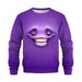 Vendita calda e girocollo alla moda da donna con stampa digitale 3D, divertenti borse emoji, pullover per felpe con cappuccio da uomo_voghion.com