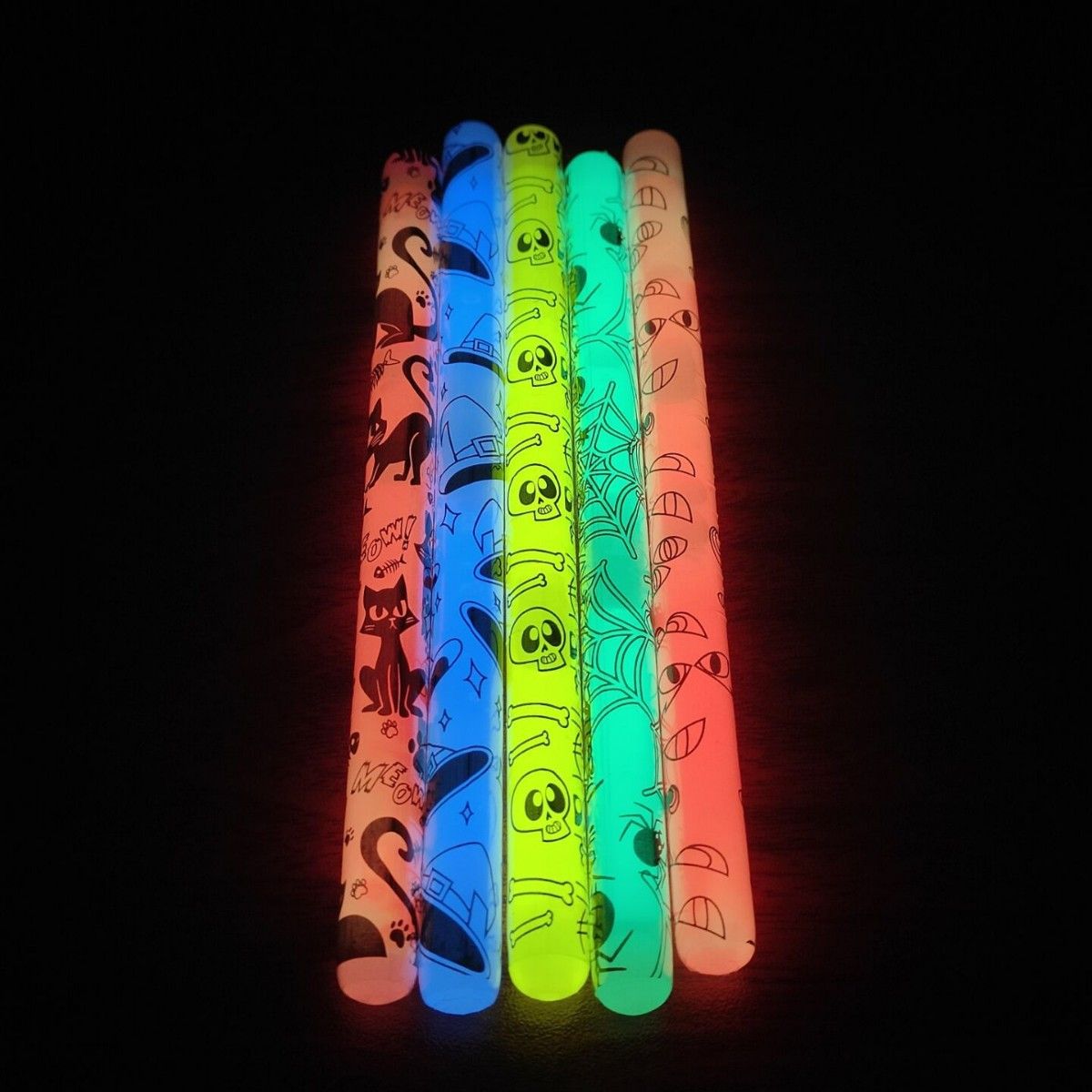 Glow Stick Halloween Props Luminous Party Bar Atmosphere Masquerade Ball Gift Glowing Cross-Border E-commerce_voghion.com