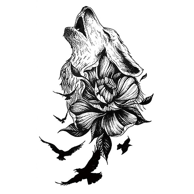 Tattoo Stickers Waterproof DIY Body Art Stickers Sketch East China 3D Tattoo Stickers Temporary Tattoo Fake Ta_voghion.com