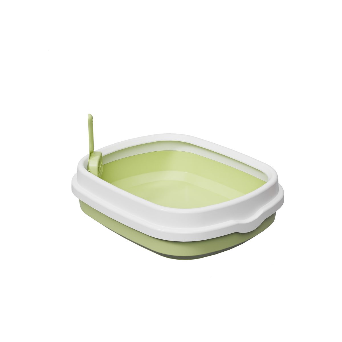 Size Semi Enclosed Detachable And Convenient Toilet Pet Supplies PP Cat Litter Box_voghion.com