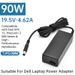 Adaptador de energia de 90 W adequado para laptops Dell, carregador de 19,5 V e 4,62 A com ponta de 7,4 x 5,0 mm, compatível com Dell XPS 15, Precision Série 3000_voghion.com