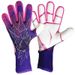 Football Colored Latex Protective, Wear-resistant Anti Slip Gloves, Receiving And Training Goalkeeper Gloves For Matches_voghion.com