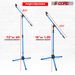 5 Core Tripod Mic Stand Floor Adjustable 18 To 72 Inches Sturdy Boom Arm Holder Microphone Stands Pedestal Para Microfono For Singing MS 080 SKY BLU_voghion.com