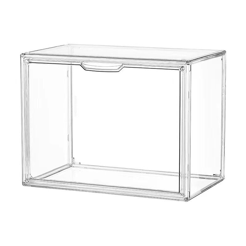 Doorzichtige stapelbare vitrine met deksel - Multifunctionele organizer voor handtassen, geuren en actiefiguren_voghion.com