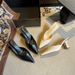 6777-1 Summer New High Heels For Women, Comfortable Commuting Pointed Toe Nude Color High-end PU Leather Single Shoes_voghion.com