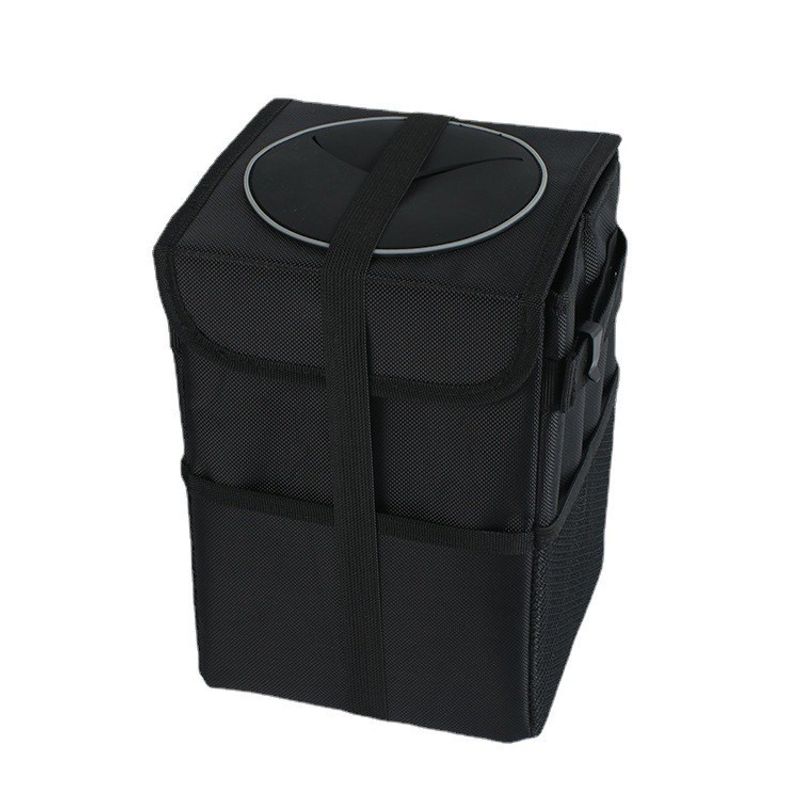 lata de lixo para carro suprimentos para carro assento traseiro pendurado saco de armazenamento lata de lixo dobrável à prova d'água para carro_voghion.com