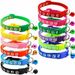 Cat Collars With Bells Paw Print Design Pet Collars Safe Quick Release Cat Collar Adjustable Cute Kitten Collar For Cats Or Dogs_voghion.com