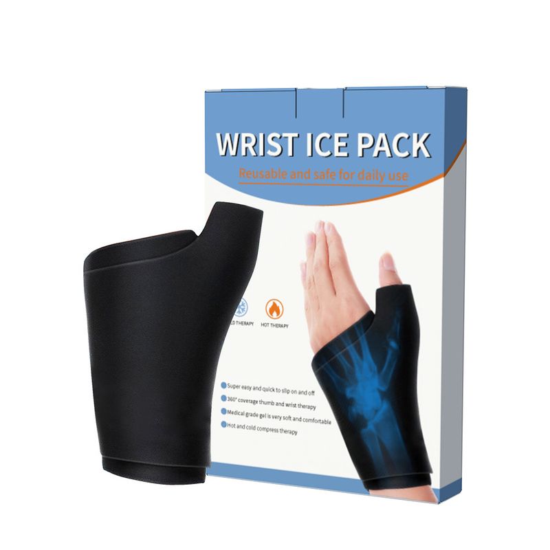 Thumb Wrist Wearable Ice Pack Hot Cold Compress Hand Finger Ice Pack for Hot & Cold Hand Therapy Massager_voghion.com