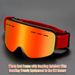 Double Layer Polarized Anti-Fog Cylindrical Ski Set Outdoor Mountaineering UV Protection Windproof Snow Goggles 3051_voghion.com