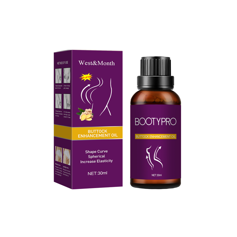 West&Month Butt Lifting Essential Oil Lifting and Firming Massage Oil Sculpts Peach Buttocks and Highlights Curved Buttocks_voghion.com