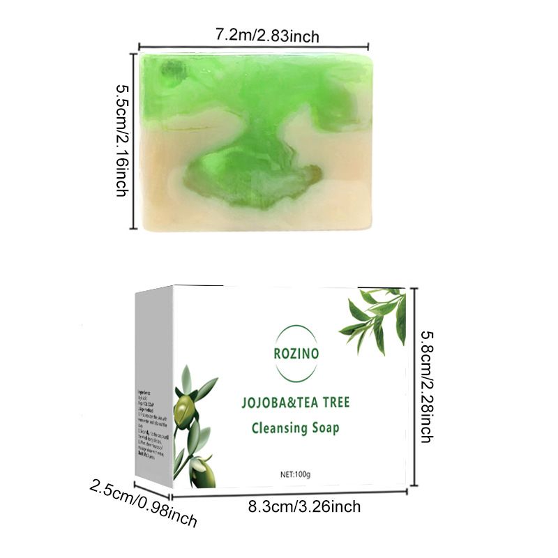 Jojoba Handmade For Moisturizing, Cleansing, Nourishing, Antibacterial, Mite Removing, Tea Water, Oil Soap_voghion.com