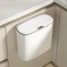 Smart Trash Can In The Crack Quick Sensing Easy Placement Wall Mounted Trash Can Bathroom Sensor_voghion.com