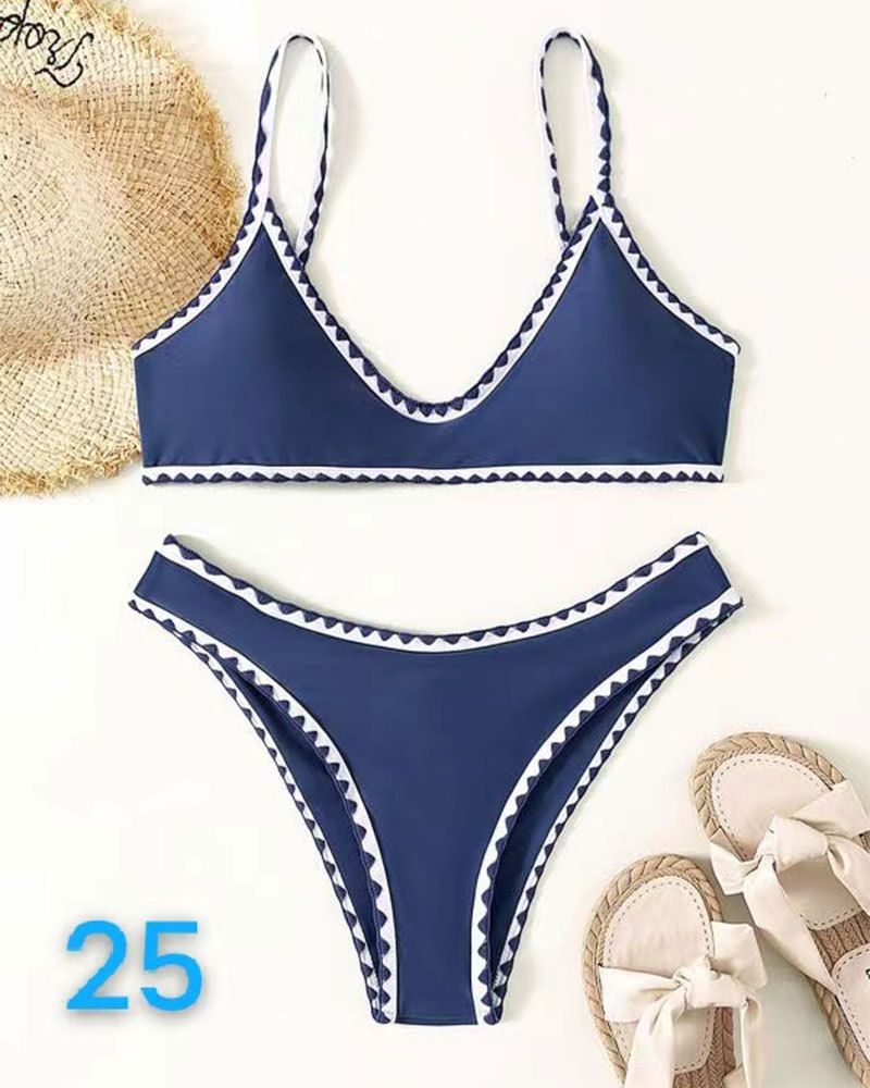 2025 New Two-Piece Swimsuit For Women Ins Style Sexy Backless High Waist Beach Bikini_voghion.com