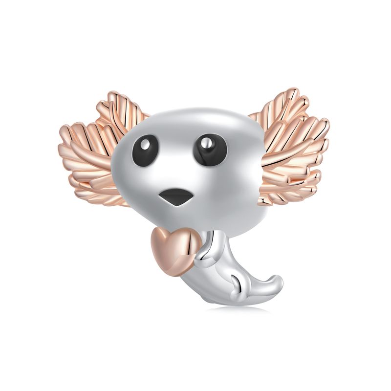 Salamander Charm  Sterling Silver Charm,SCC2971_voghion.com
