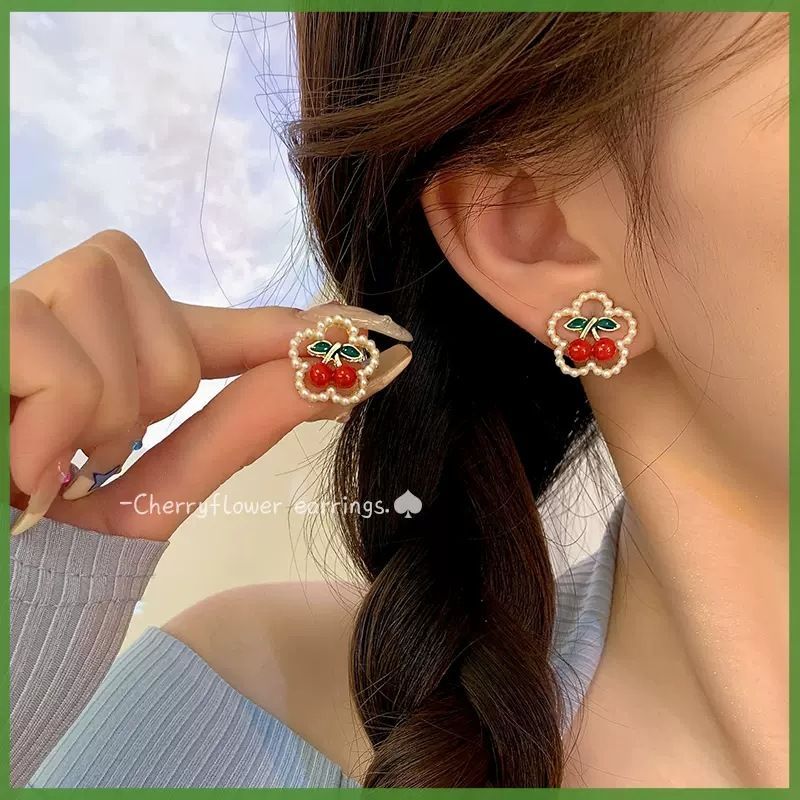 Women's Pearl High-end Design For Women Small Fresh And Cute Trendy Dopamine Earrings Wholesale_voghion.com