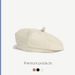 Cappello da donna in morbida pelle PU, versatile, artistico, ottagonale, stile britannico, stile coreano, primaverile e autunnale_voghion.com