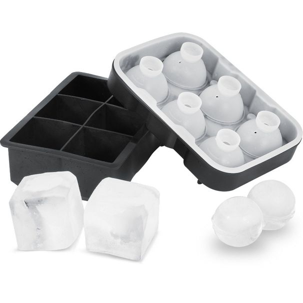 Coperchio in silicone con rele Easy Maker Cubetto di ghiaccio Cubetto 2 Ghiaccio Riutilizzabile Maker Sfera Vassoio per ghiaccio Quadrato 2 in 1 Set Sfera Combo Grande Con Di_voghion.com