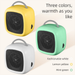 Small Electric Office Desktop Mini Fan Heater Portable Home Heating Foot Warmer_voghion.com