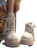 White Chunky-Sole Women's Matin Boots_voghion.com