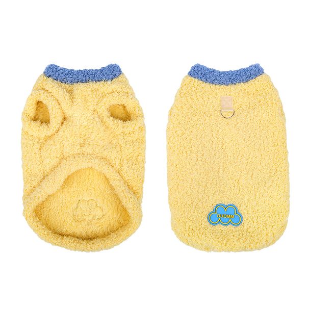 Neue Fleecekleidung für Katzen, Herbst- und Winter-Fleece-gefütterte Weste im Hunde-Baumwollstil, warm für Katzen_voghion.com