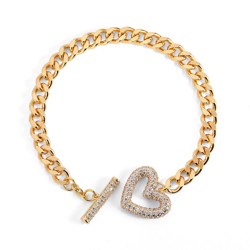 Collana con ciondolo a forma di cuore in acciaio inossidabile con zirconi, per coppie, in acciaio al titanio, con cristalli_voghion.com