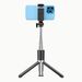 Bluetooth Remote Control Stick With Fill Light Portable Extendable Tripod Phone Live Streaming Selfie Device_voghion.com