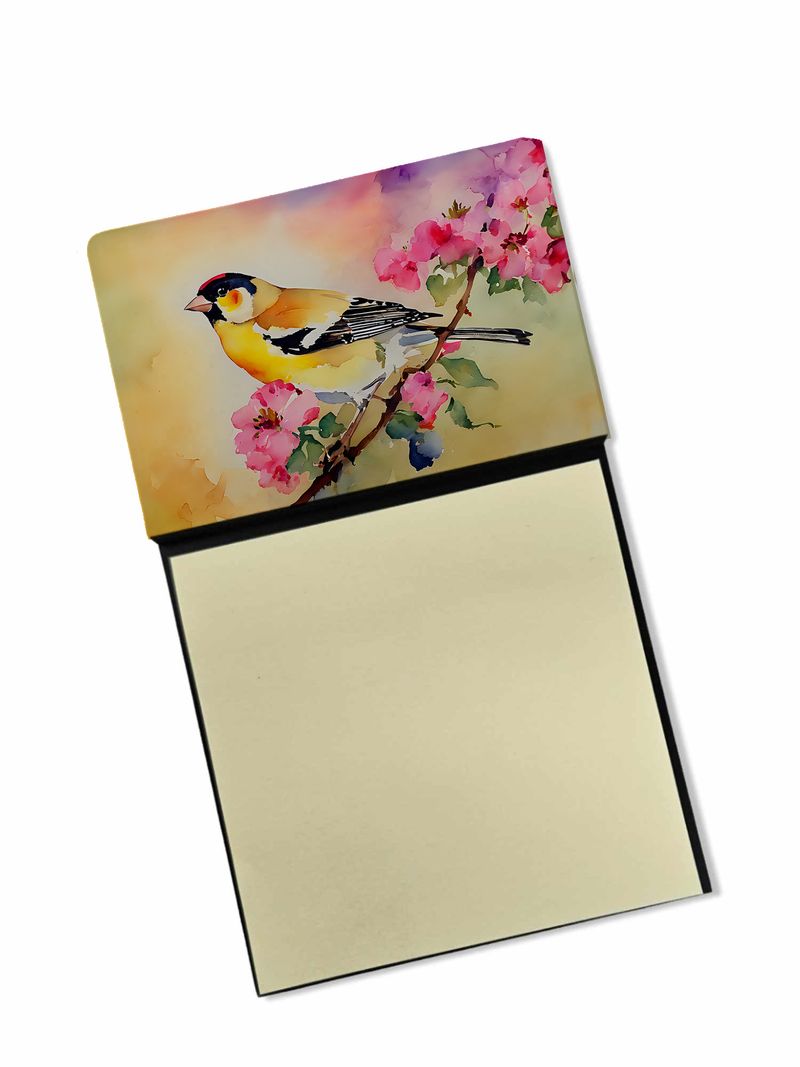 NEW Goldfinch Sticky Note Holder Refillable Dispenser Self-Sticky Note Pads, Memo Pads Blank Desk Accessories_voghion.com