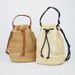 Hollow out fashion large capacity baby mom grocery shopping handbag cute woven backpack woven bag handmade_voghion.com