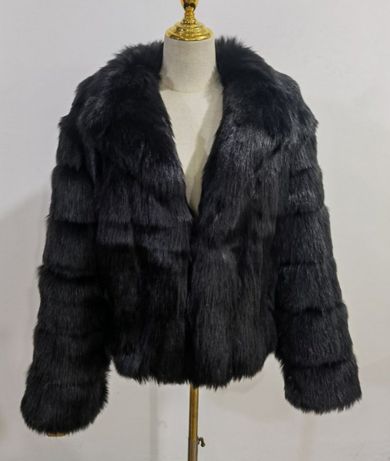 Women's fashion new fox fur coat_voghion.com