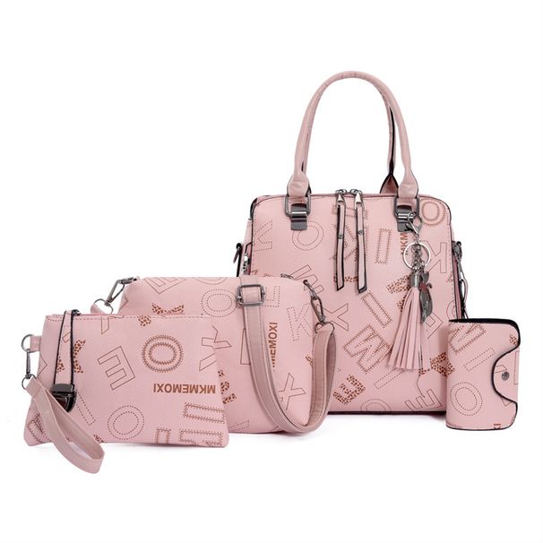 Borse da donna, borsa grande capacità, nuovo stile femminile, set multi-pezzo per madre e figlio, borsa femminile, stampa popolare, borsa a tracolla da donna in PU_voghion.com
